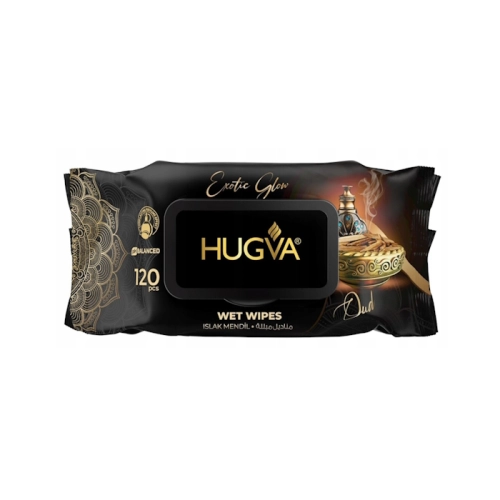 Hugva Exotic Glow Perfumowane chusteczki nawilżające 120 szt