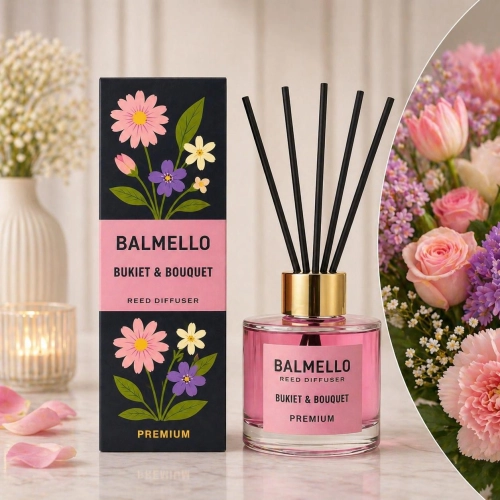Zapach domowy dyfuzor Balmello Bukiet & Bouquet Premium 120 ml