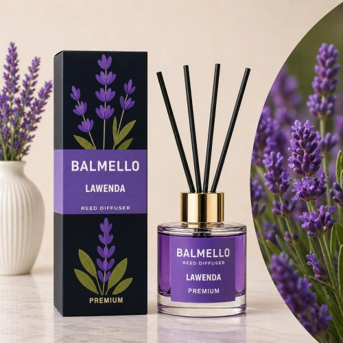 Zapach domowy dyfuzor Balmello Lawenda Premium 120 ml