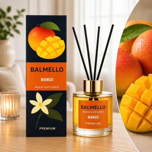 Zapach domowy dyfuzor Balmello Mango Premium 120 ml