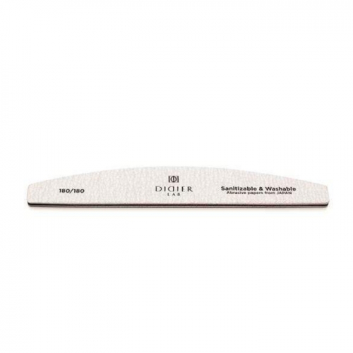 Didier Lab nail file halfmoon speedy zebra – pilnik 180/180