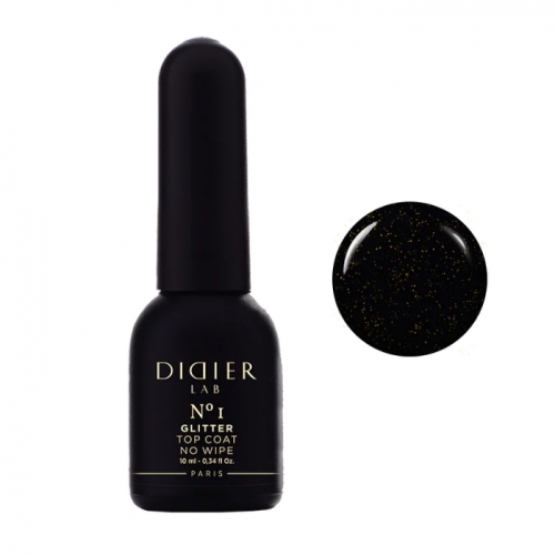 Didier Lab glitter top coat no wipe no 1 10ml