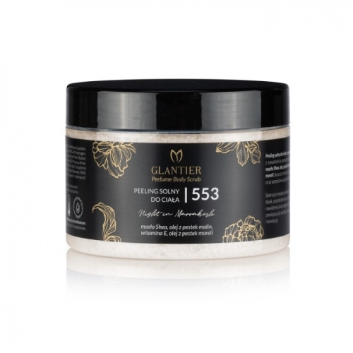 Glantier Zapachowy Peeling solny do ciała 553 300g inspirowany Good Girl Carolina Her*era
