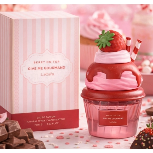 Lattafa Berry on Top Give Me Gourmand perfumy damskie 75ml