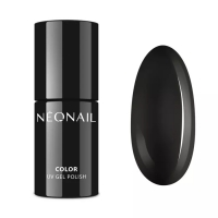 NEONAIL LAKIER HYBRYDOWY PURE BLACK 7,2 ML