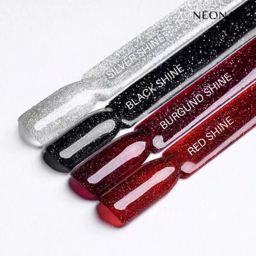 NEONAIL BAZA HYBRYDOWA GLITTER EFFECT RED SHINE 7,2 ML